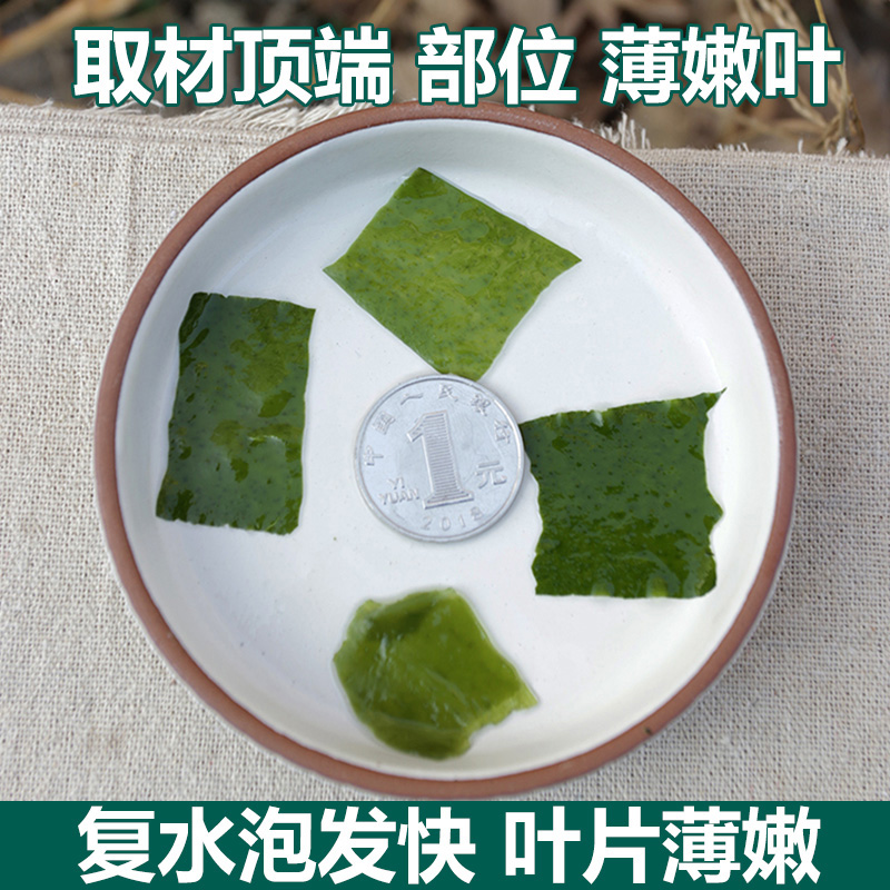 出口级螺旋藻干货 500g无沙海藻菜大连螺旋藻菜出口日韩裙带菜-图0