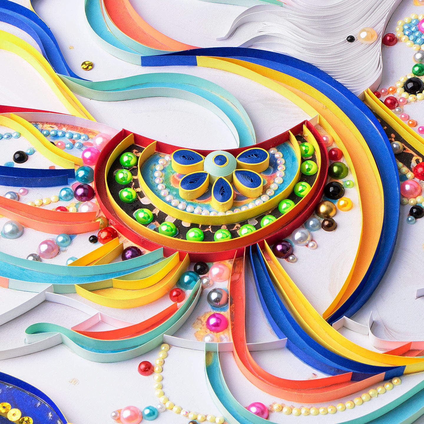 国潮飞马衍纸手工diy材料包A3敦煌衍纸画学生手工折纸衍纸套装,淘宝优惠券,粉丝福利购,淘宝优惠卷