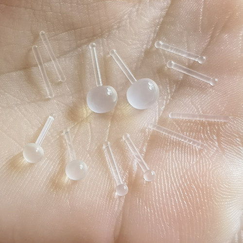 天然玉石一体耳钉防过敏养耳棒冰种耳棍原创订制精致新款人气耳饰 - 图0