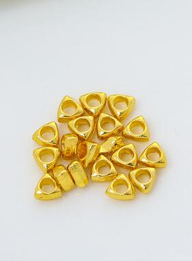 越南沙金强保色DIY碎金手链