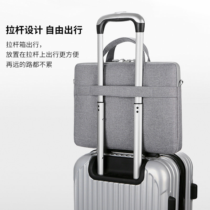 男士休闲帆布简约防水手提包文件包 卡弗派男士包袋