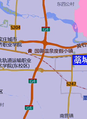 新版石家庄市地图不清晰可退
