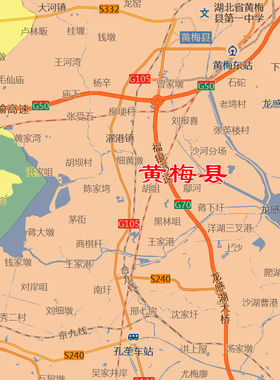 竖版黄冈市地图不清晰可退