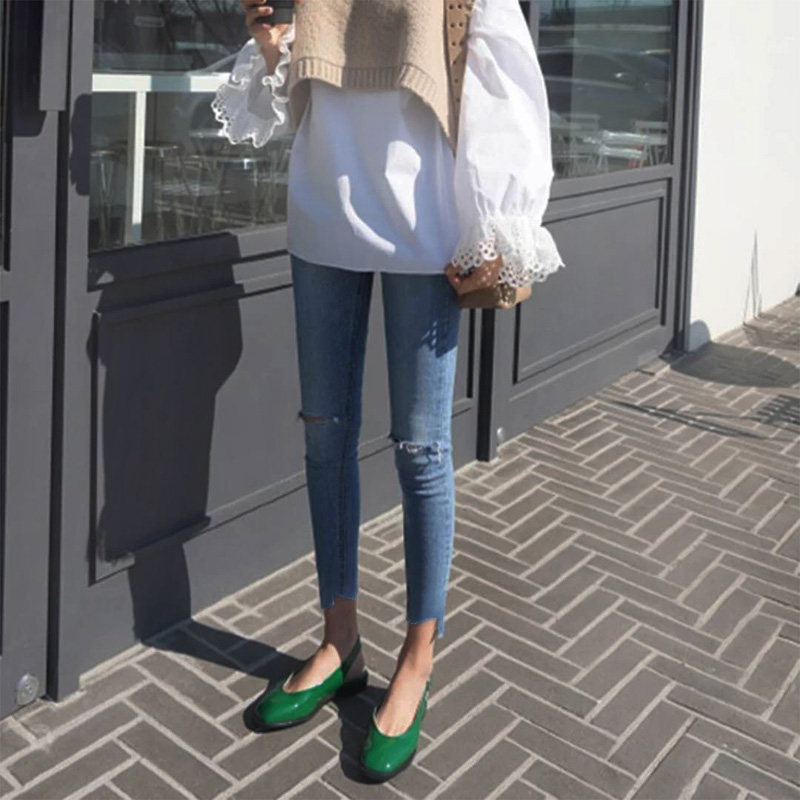 外穿时尚九分矮个子潮妈孕妇裤子 沐月母婴孕妇打底裤