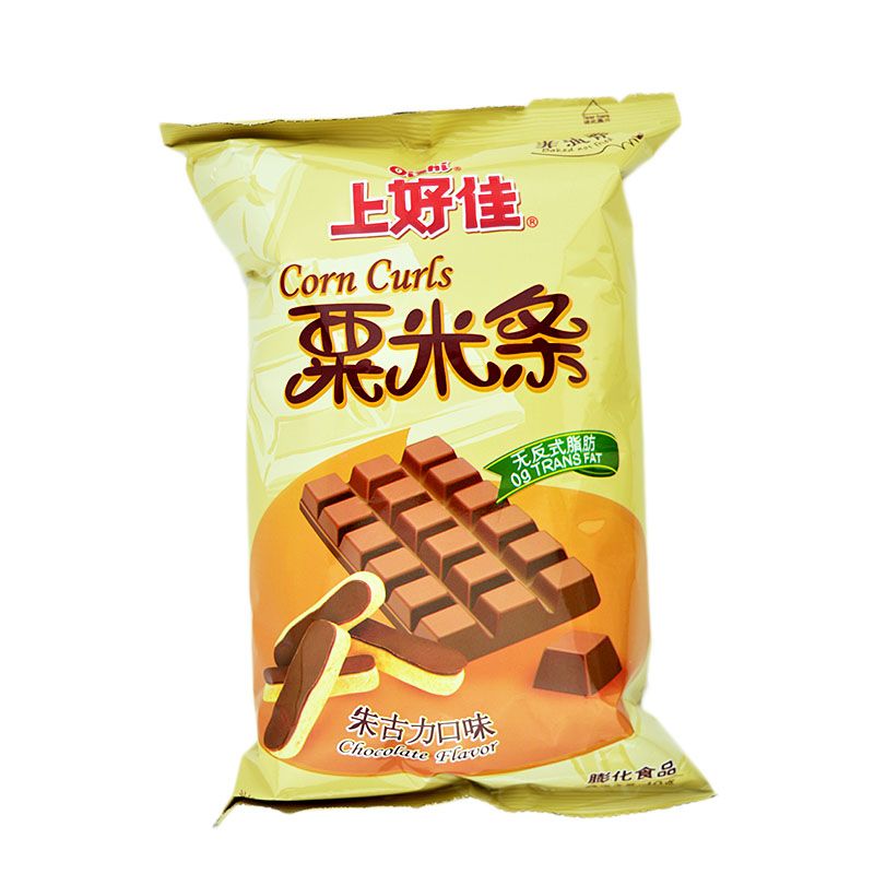 上好佳粟米条巧克力味朱古力味40gX10袋包邮休闲零食大礼包-图2