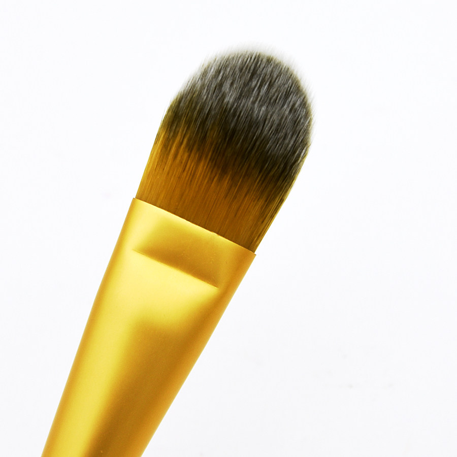 金色杆粉底刷粉底液BB霜粉底膏刷遮刷面膜刷扁头粉底刷高光暗影刷,淘宝优惠券,粉丝福利购,淘宝优惠卷