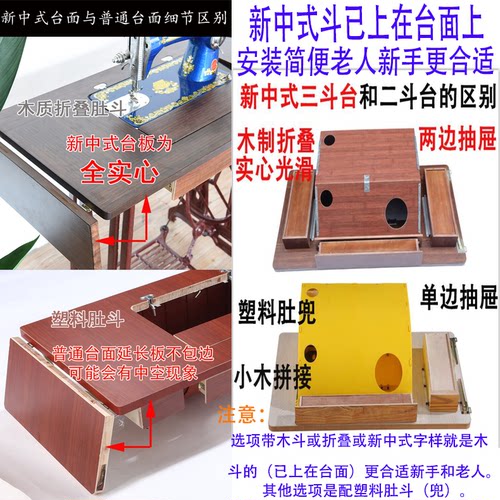 家用老式缝纫机华南牌脚踩式正宗缝衣机花蝶飞人电动裁缝衣车 - 图2