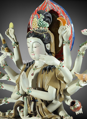 工艺大师中式风家居门石湾陶瓷