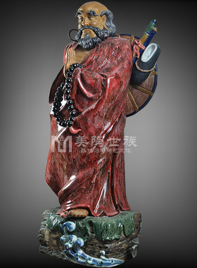 石湾陶瓷公仔大师工艺精品家居门