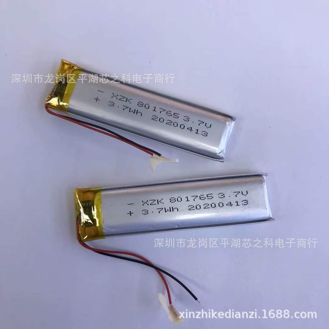 适用于工厂直销801765聚合物锂电池1000MAH3.7VA品成人用品自行车 - 图0