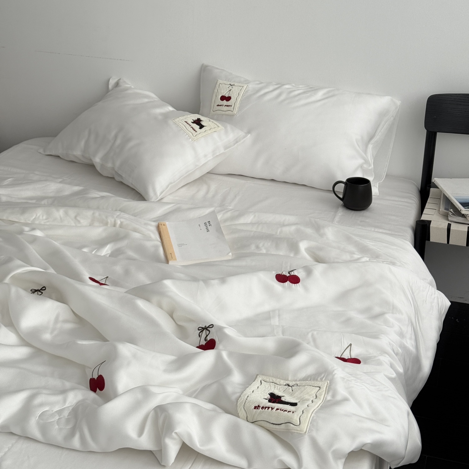 a类母婴级天丝夏凉被四件套莱赛尔凉感单双人空调被可机洗薄被子 - 图0