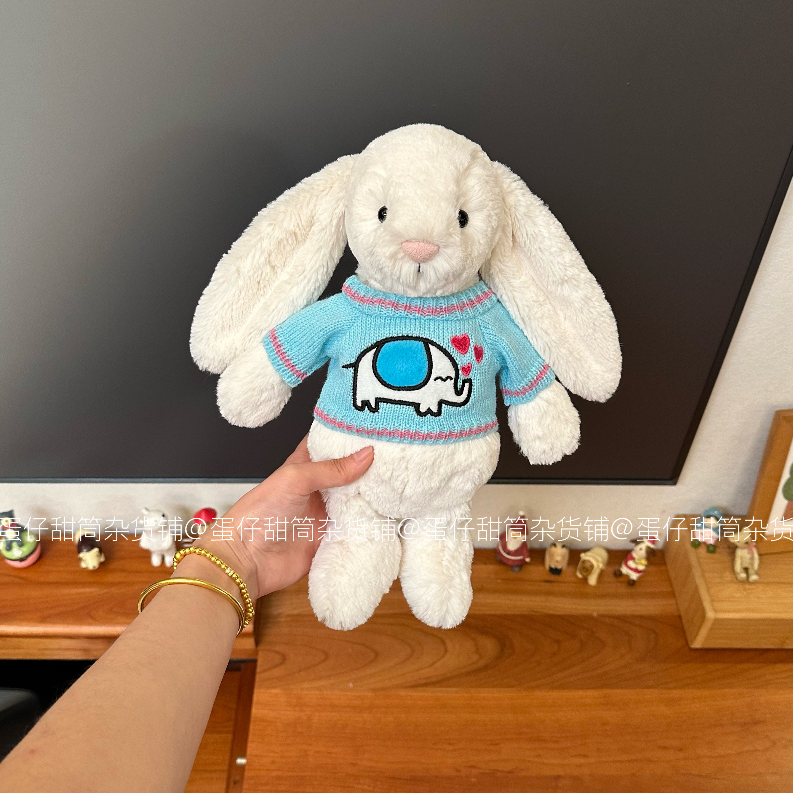 适用jellycat31cm害羞邦尼兔圣诞毛衣海盗狗23cm中号衣服围巾帽子,淘宝优惠券,粉丝福利购,淘宝优惠卷