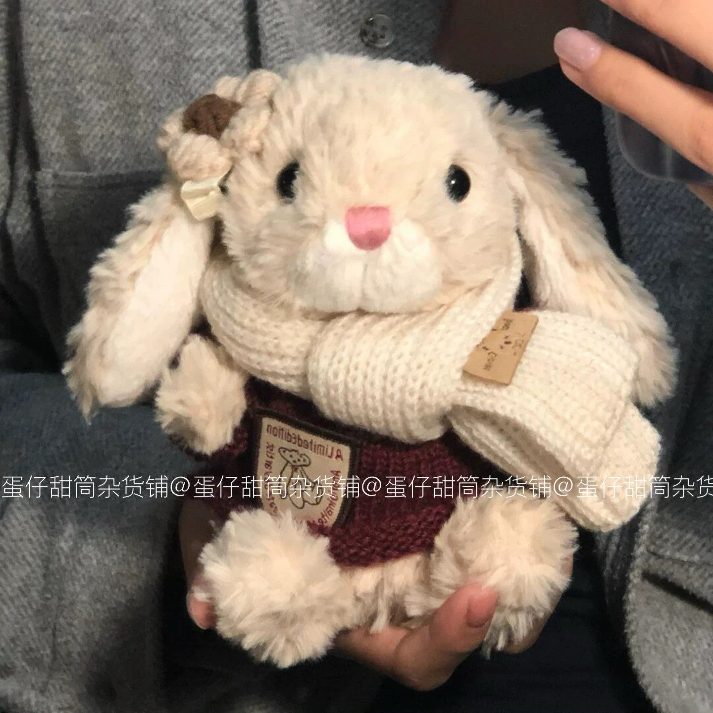 【仅衣服】jellycatyummy兔衣服秋冬毛绒套装帽子毛衣围巾着替,淘宝优惠券,粉丝福利购,淘宝优惠卷