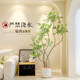 Simulated green plants indoor living room sofa side green plant potted plants