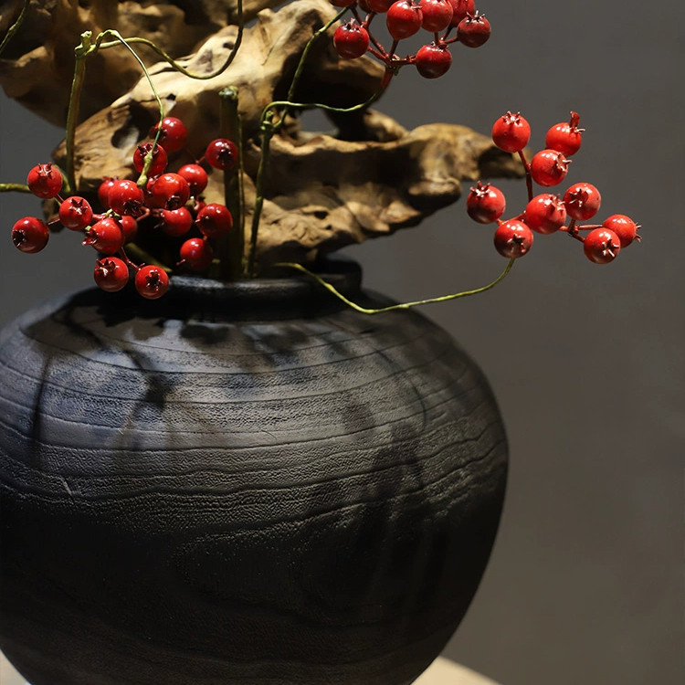 禅意新中式花瓶树脂室内摆件宋代美学民宿家居别墅侘寂高级装饰,淘宝优惠券,粉丝福利购,淘宝优惠卷