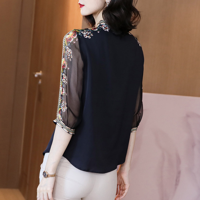 七分袖外穿夏季百搭2020新款潮衬衫 意冉衬衫