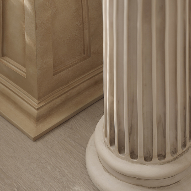 莉莉白家居博主同款法式中古风客厅欧式罗马柱装饰雕塑台落地摆件 - 图2