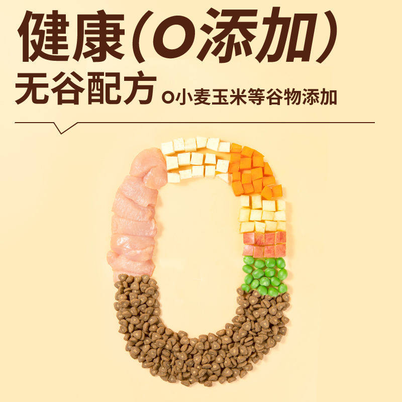 疯狂小狗冻干夹心狗粮1.5kg*4包小型犬狗粮泰迪比熊