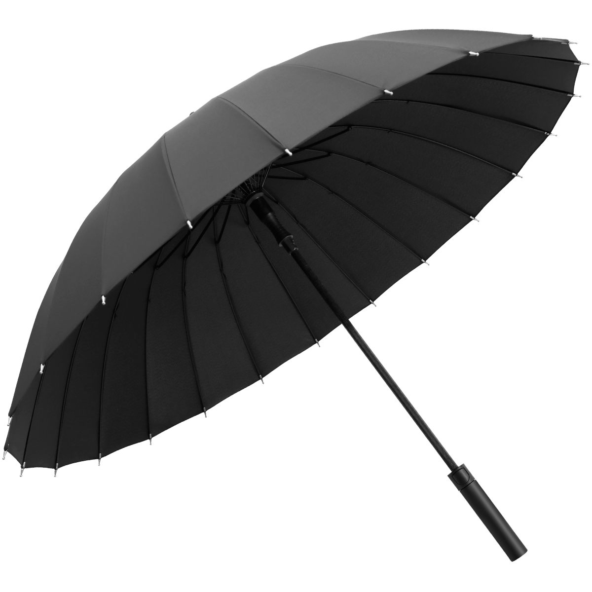 Cmon24骨长柄伞自动暴雨雨伞男士大号加固结实抗风商务定制直杆伞