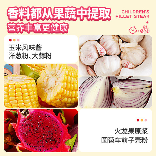 大希地儿童菲力牛排原部位肉整切牛排牛扒汉堡新鲜牛肉饼旗舰店-图0