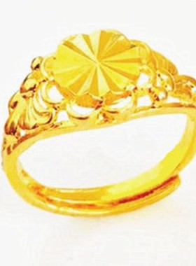 欧币风越南沙金仿真活口戒指包邮