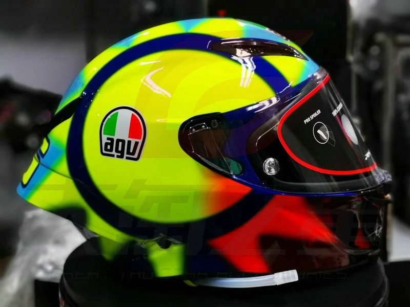 AGV PISTA GP RR 70周年灰红西瓜药丸变色龙摩托车碳纤全盔头盔-图1