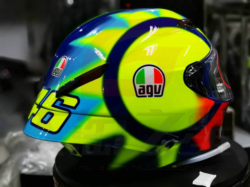 AGV PISTA GP RR 水彩日月罗拉罗西退役限量版摩托碳纤维通勤头盔 - 图2