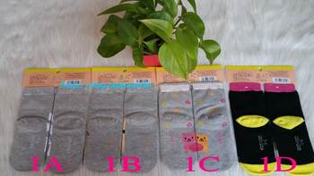 Deeren ເດັກນ້ອຍ sweat-absorbent ຄູ່ socks ສະບັບພາສາເກົາຫຼີ AB socks ກາຕູນເດັກນ້ອຍ socks ຝ້າຍບໍລິສຸດເດັກນ້ອຍ socks ນັກສຶກສາ socks