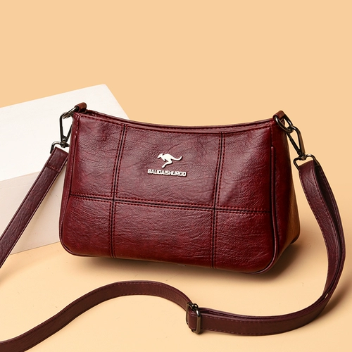 Кенгуру, сумка на одно плечо, кожаная сумка через плечо, для среднего возраста, воловья кожа