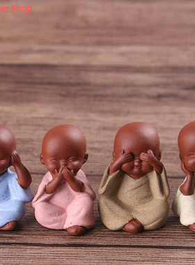 陶瓷饰品和尚小佛像和尚小雕像