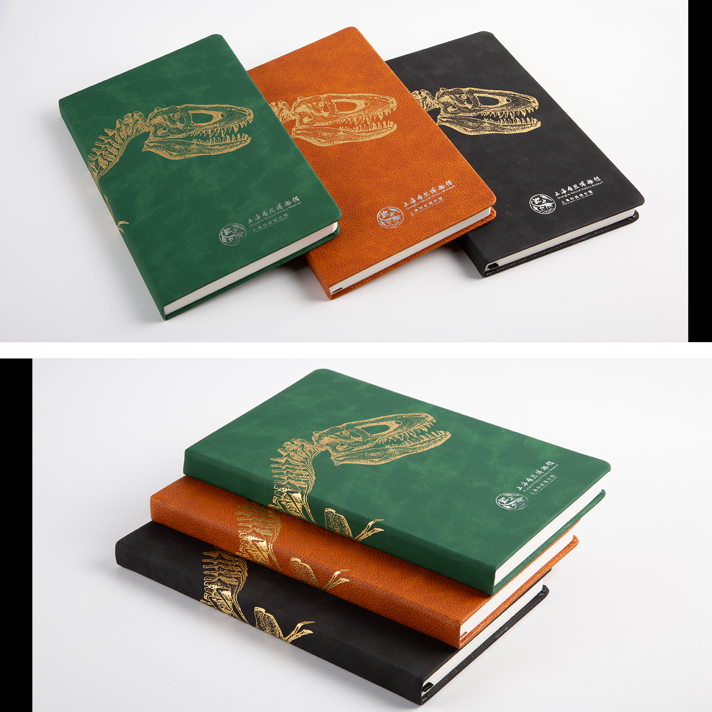 上海自然博物馆文创 | 美绘自然恐龙本子霸王龙骨架笔记本伴手礼