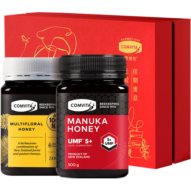 康维他麦卢卡umf5+500g多花蜜蜂蜜 康维他海外蜂蜜