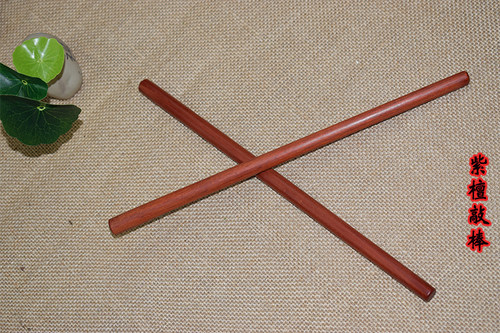 京福韵实木紫檀战鼓棒堂鼓棒战鼓锤黑檀木鼓棒黄杨木木鱼梆子敲棒 - 图3