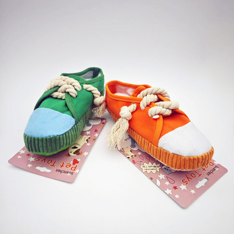 狗狗发声鞋子玩具磨牙绳结洁齿耐咬可爱解闷宠物玩具拖鞋卡通鞋子,淘宝优惠券,粉丝福利购,淘宝优惠卷