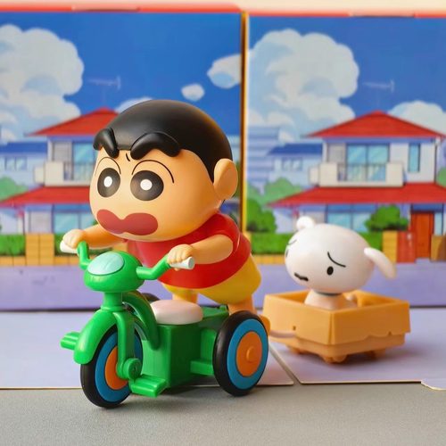 正版52toys蜡笔小新动感新生活盲盒爬行手办摆件潮玩礼物可爱玩具 - 图2