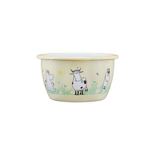 芬兰进口muurla搪瓷碗姆明餐具MOOMIN珐琅大汤碗家用单个饭碗儿童 - 图3