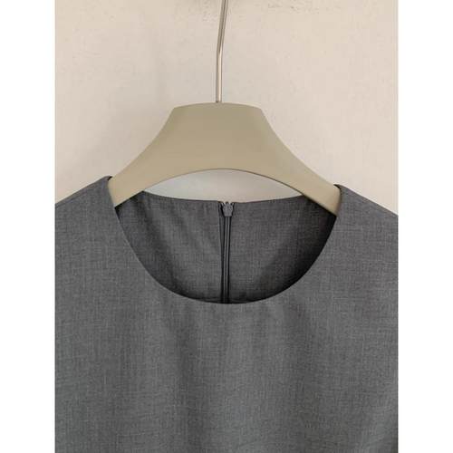 2.19~QS148044韩国春装新款气质百搭叠穿设计感背心裙连衣裙女 - 图2