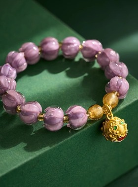 同款暮山琉璃胭脂雪铃幸运手链兰花龙铃铛手串圈好运手串毕业礼物