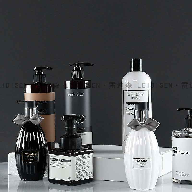 样板房卫生间浴室软装设计洗手液瓶沐浴露乳液瓶摆件拍照影视道具,淘宝优惠券,粉丝福利购,淘宝优惠卷