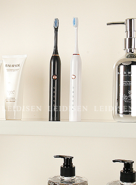 洗手台软装道具电动牙刷护肤品