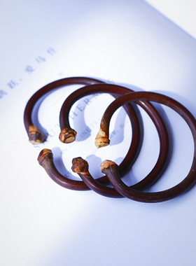 怡庆楼鸡血藤手镯女款文玩