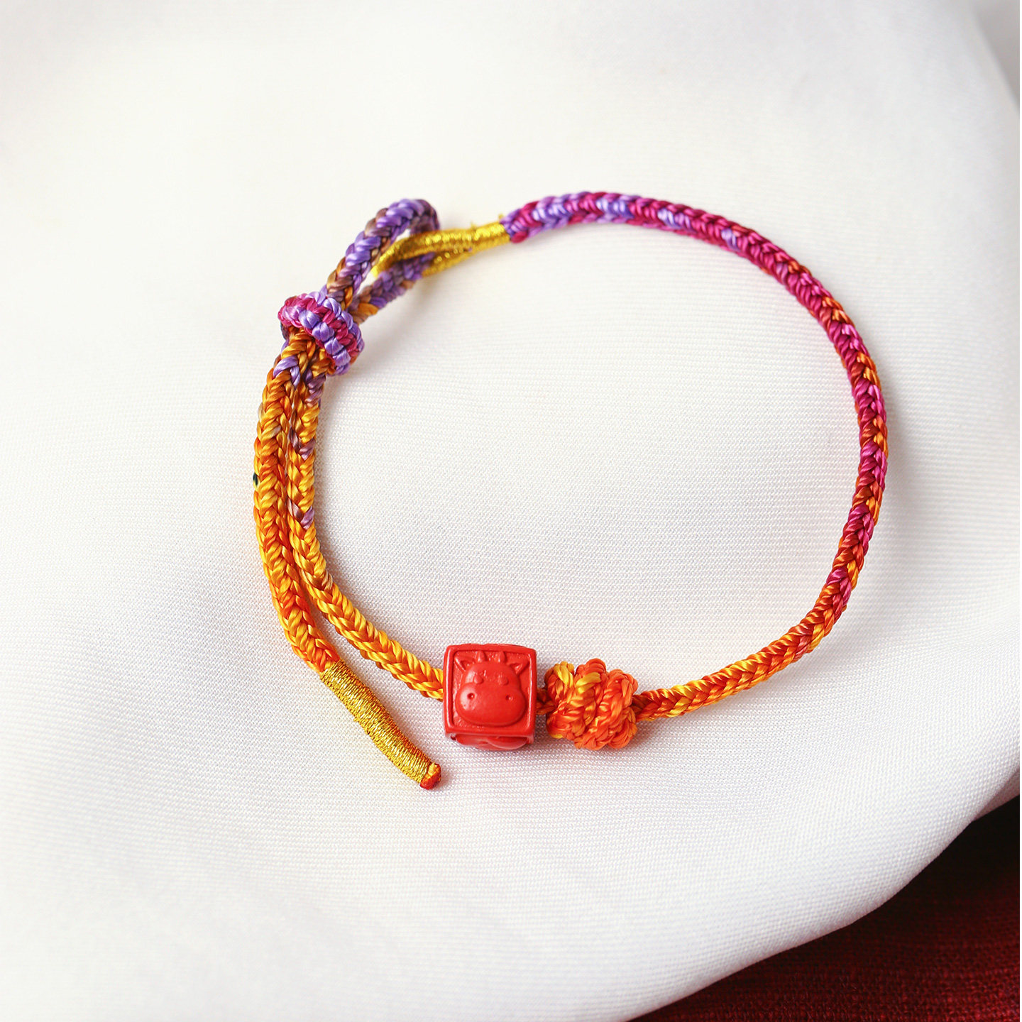 原矿朱砂高含量红砂生肖三合手绳手工编织可调节男女本命年饰品,淘宝优惠券,粉丝福利购,淘宝优惠卷