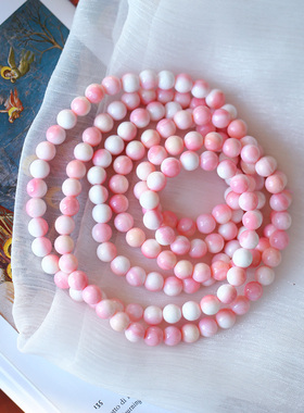 天然女皇贝圆珠三圈手链