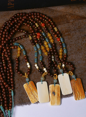 年末捡漏福利货不多天然猛犸象牙无事牌原创款吊坠男女款文玩饰品