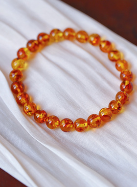 正品波罗的海蜜蜡手链琥珀