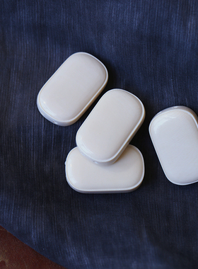 天然猛犸象牙雕刻无事牌款吊坠