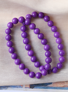 香芋紫色时尚风送女友单圈手串