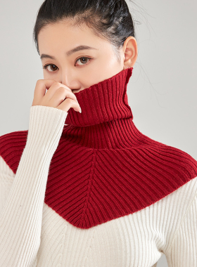 秋冬季男女护颈椎脖套假领子