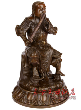 纯铜玄武祖师摆件工艺
