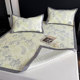 Langsha pure cotton old coarse cloth mat three-piece soft mat